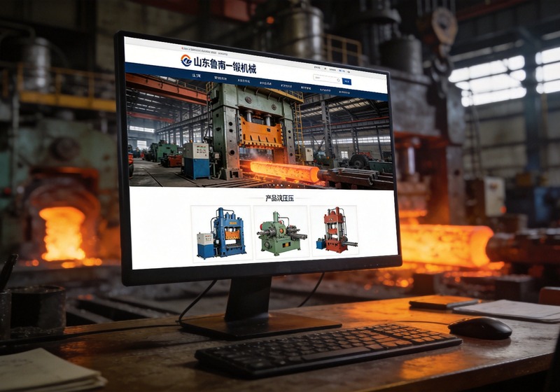 山东鲁南一锻机械网站效果图